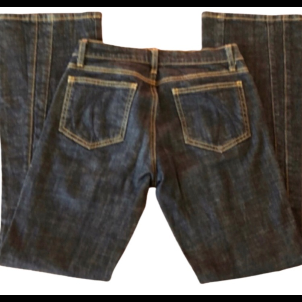 DKNY dark wash flare leg jeans, vintage